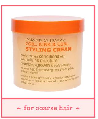 mixed chicks coil kink style cream