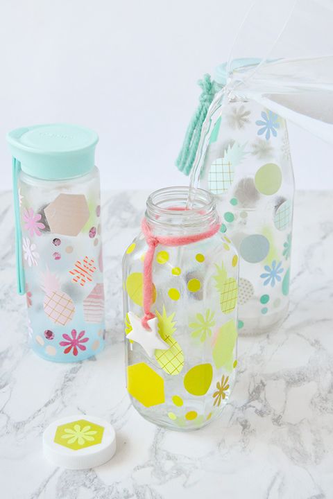 mod podge water bottles