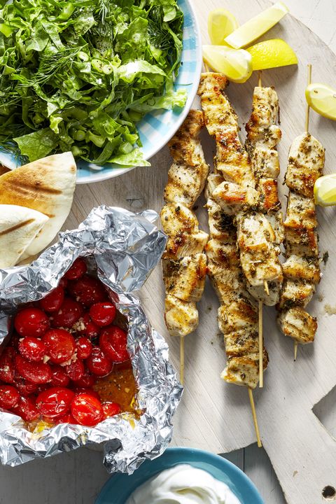 Chicken Breast Recipes - Chicken Souvlaki Skewers