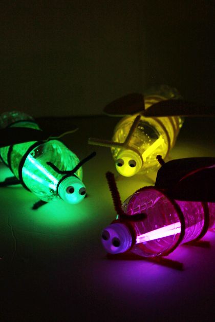 glow stick firefly craft